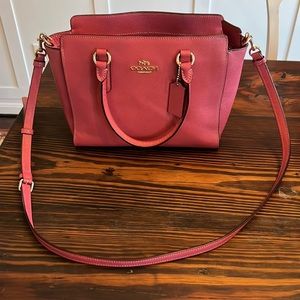 Coach pink purse Christie? EUC